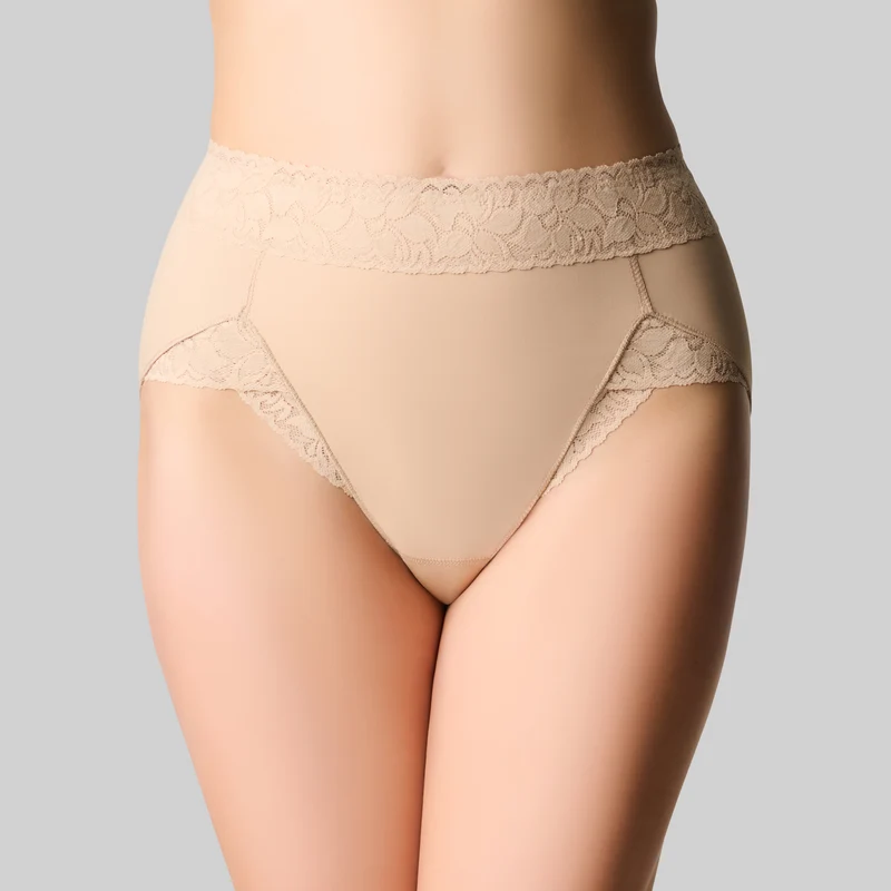 Tummy Smooth Hi Cut Brief - Nude