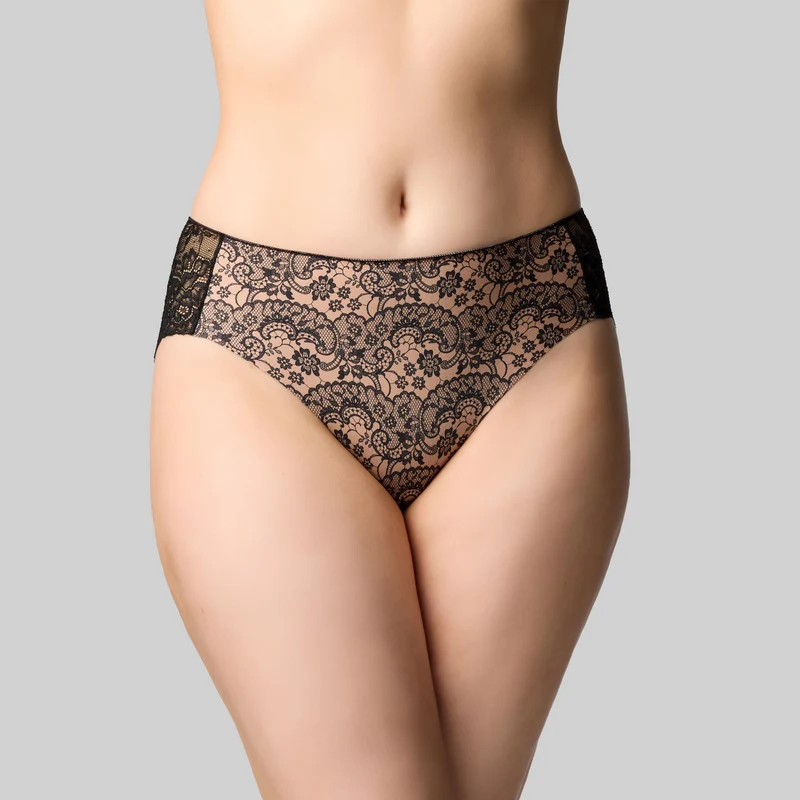 Precision Lace Hi Cut Brief - Lace Romance