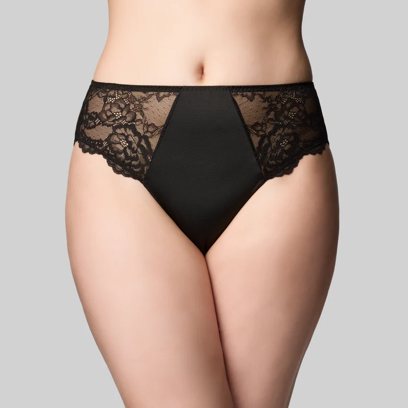 Bliss Hi Cut Brief - Black