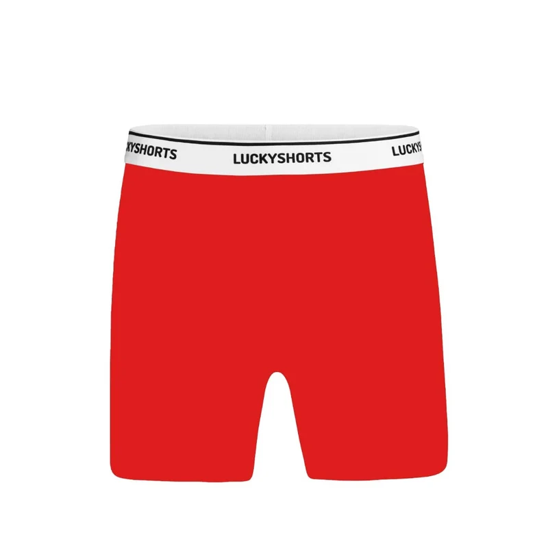 High Waisted Lucky Red