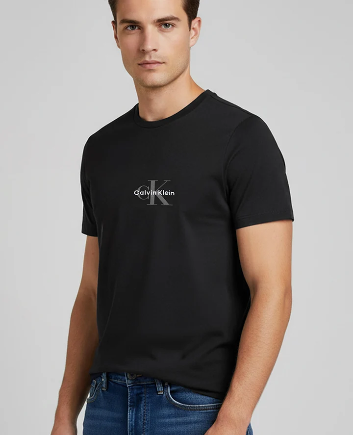 Calvin Klein T-Shirts Kurzarm Baumwolle CALVIN KLEIN JEANS LV04RB866G UB1 Black