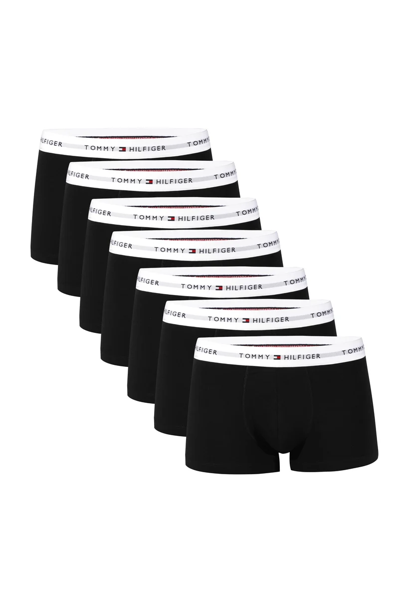 7er Pack TOMMY HILFIGER Boxershorts Low Rise Trunk Baumwolle UM0UM03873 0S4