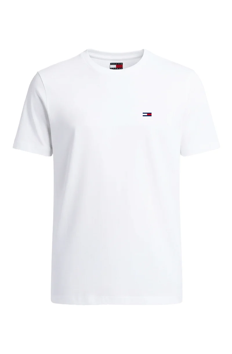 TOMMY HILFIGER T-Shirts Kurzarm Baumwolle TOMMY JEANS DM0DM04411 100 Weiß