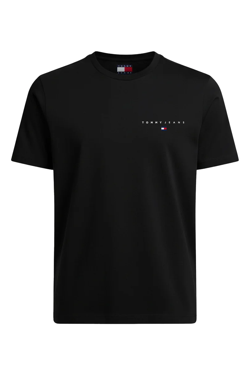 TOMMY HILFIGER T-Shirts Baumwolle TOMMY JEANS DM0DM21780 BDS Schwarz
