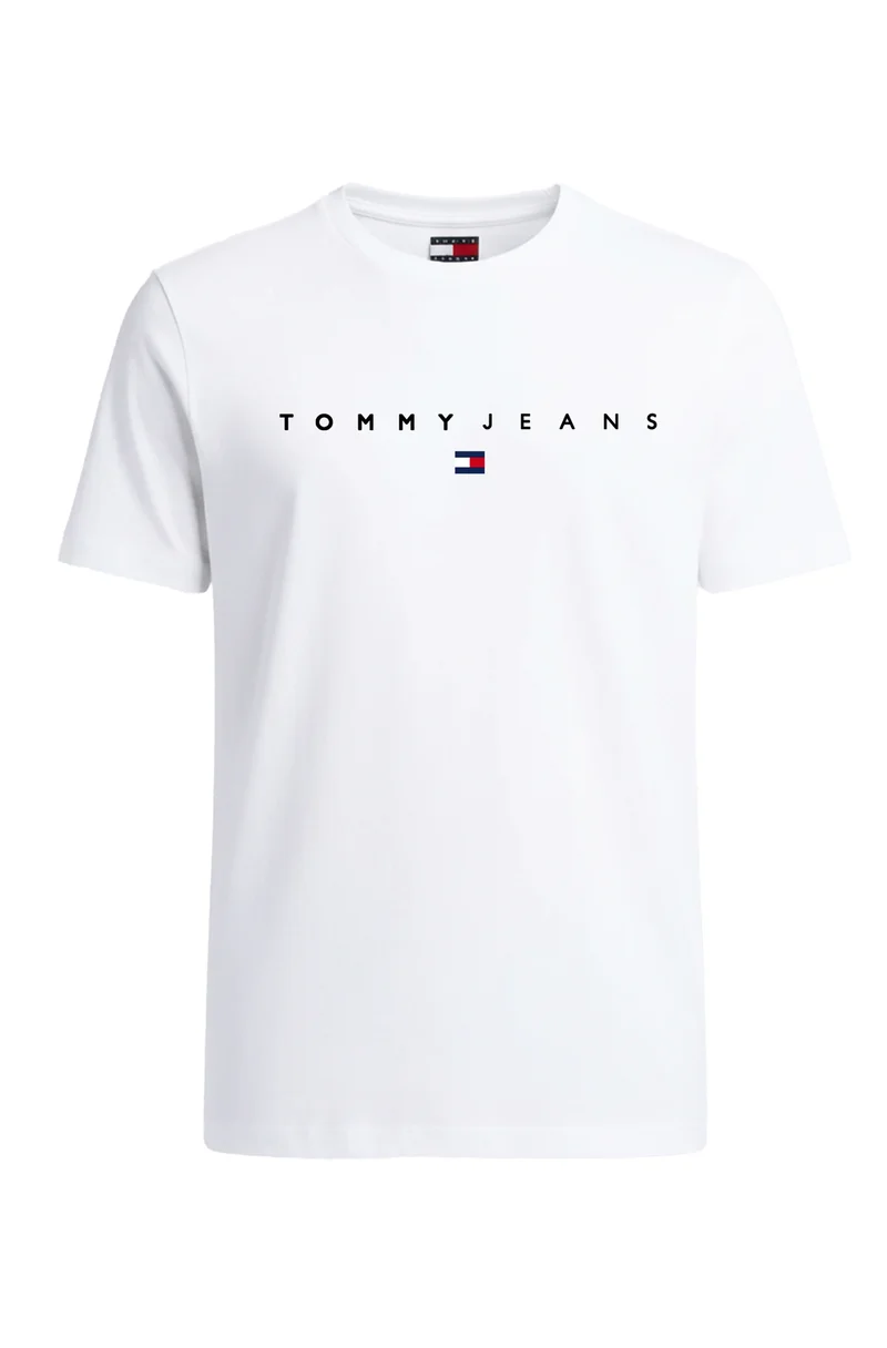 TOMMY HILFIGER T-Shirts Kurzarm Baumwolle TOMMY JEANS DM0DM20744 YBR Weiß