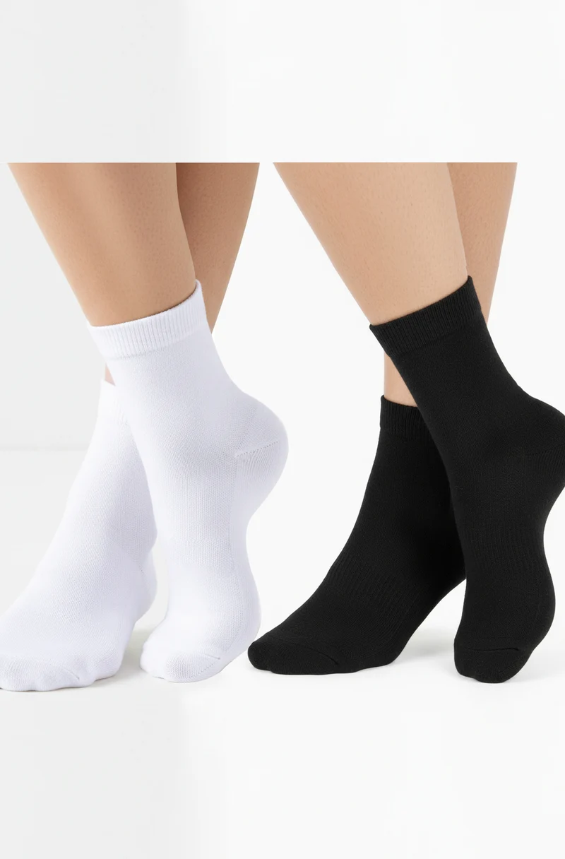 5 bis 50 Paar Sportsocken Herren Damen Tennissocken Baumwolle Socken Kurz