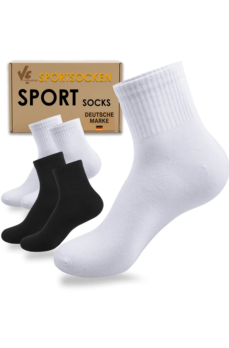 5 bis 50 Paar Sportsocken Herren Damen Tennissocken Socken Baumwolle Kurz Socken