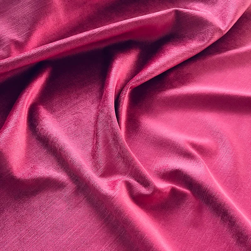 Viskose Samt - fuchsia