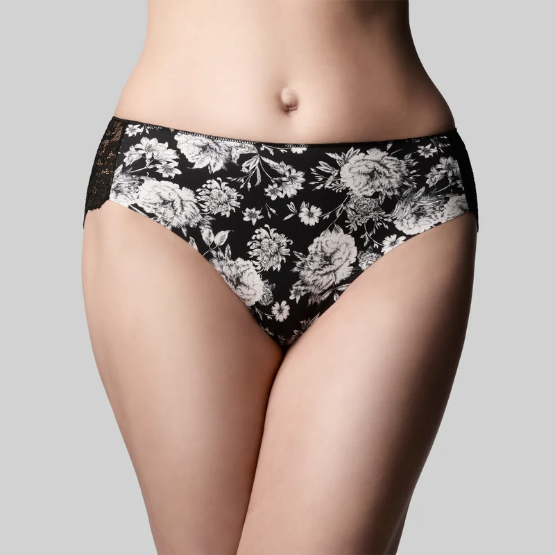 Precision Lace Hi Cut Brief - Italian Romance