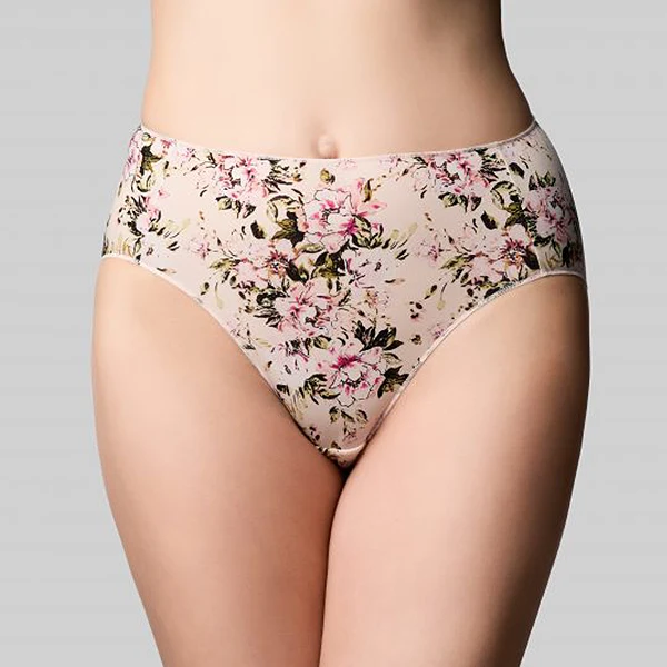 Classic Hi Cut Brief - Heirloom Rose