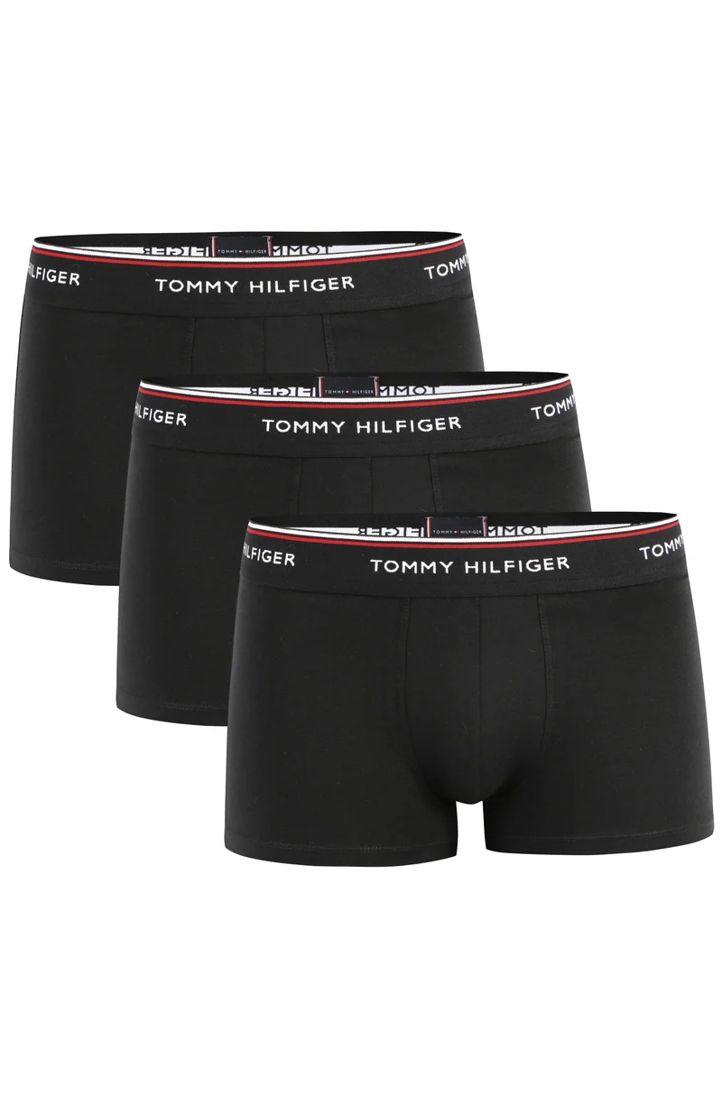 TOMMY HILFIGER 3er Pack Boxershorts Cotton Stretch Baumwolle Elasthan 1U-842-990