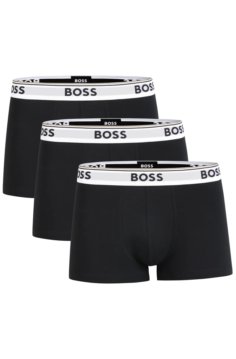 BOSS 3er Pack Boxershorts Cotton Stretch Baumwolle Elasthan 5274-994 Trunk 3P Power