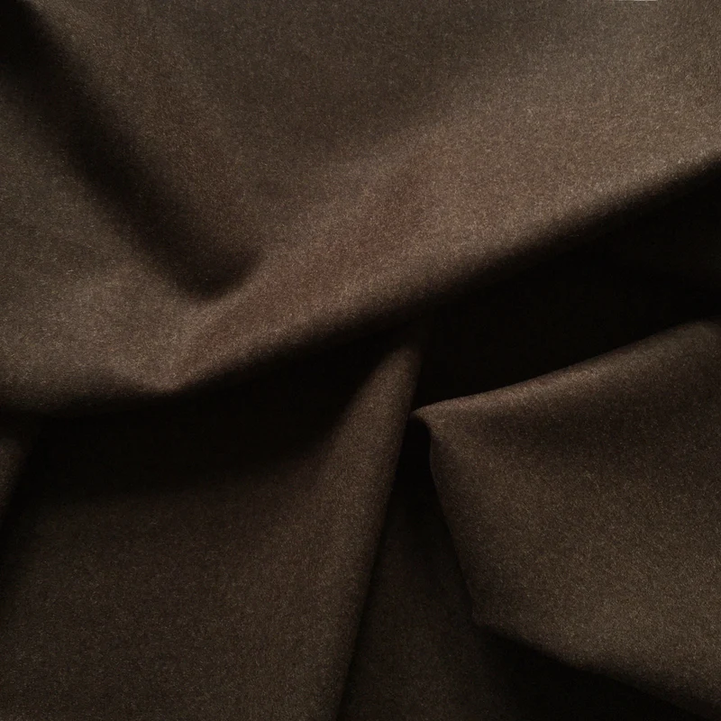 Pure Wool - dark brown melange