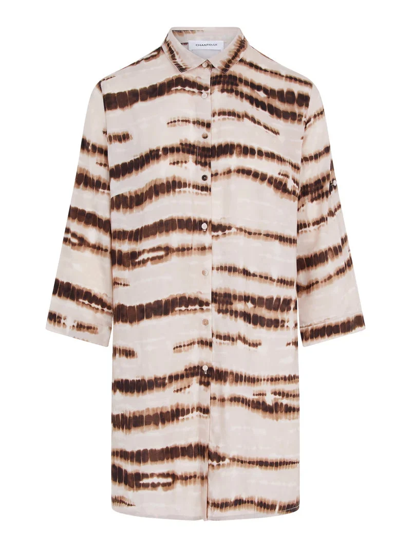 Chantelle – Leidenschaftliches Langarmshirt aus Pythonleder