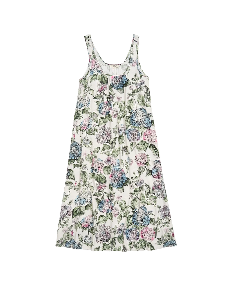 Hydrangea Ivory Midi Nightie