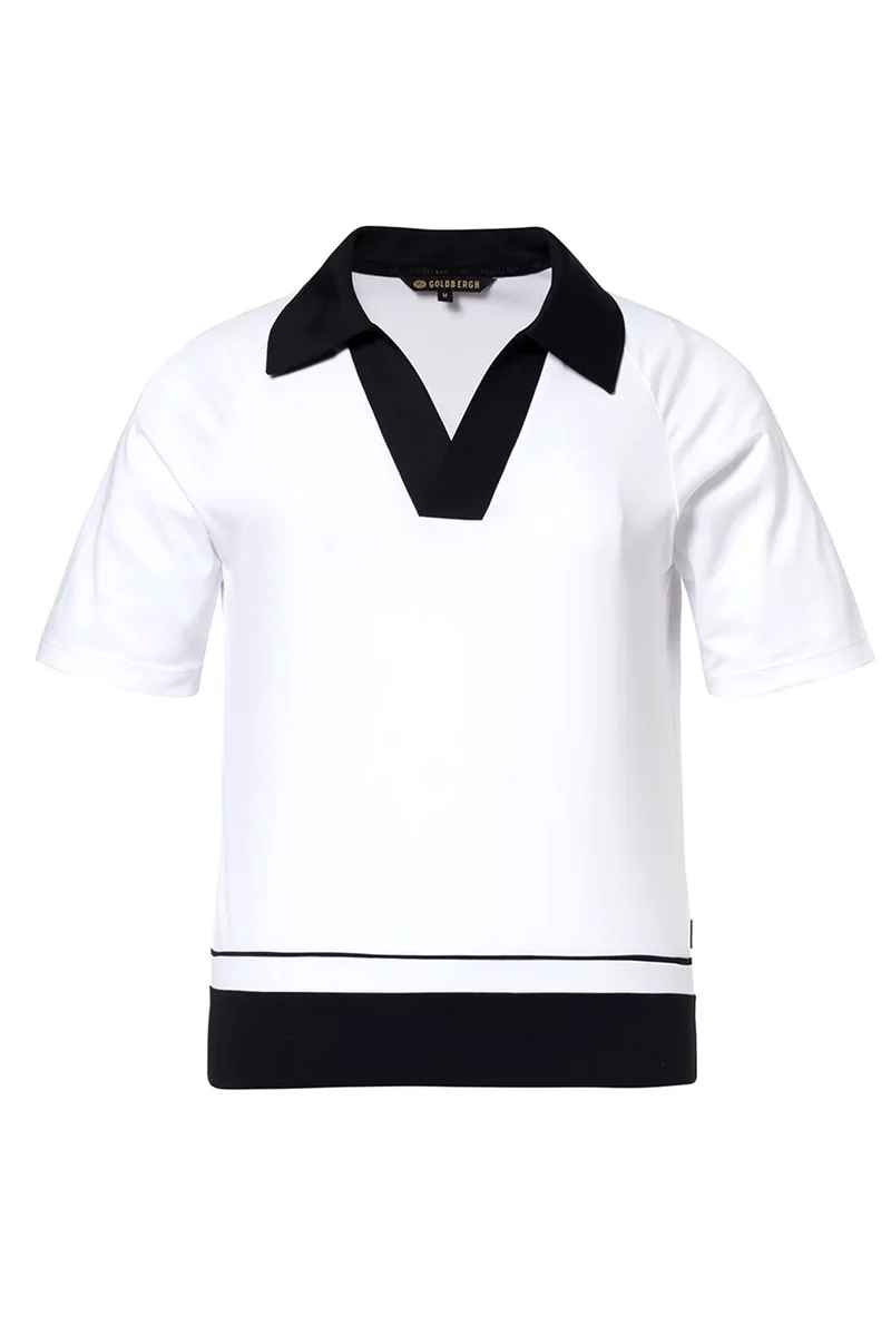Goldbergh Damen Poloshirt Piccola Weiss