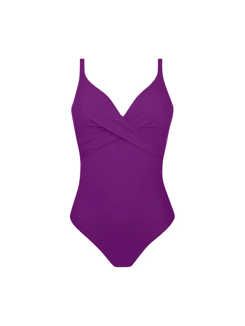 Antigel-Bademode von Lise Charmel - Bügelloser Multi-Positions-Badeanzug La Chiquissima Mer Amethyste