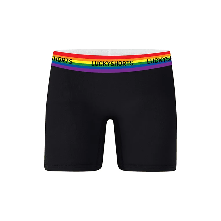 Lucky Black + rainbow waistband