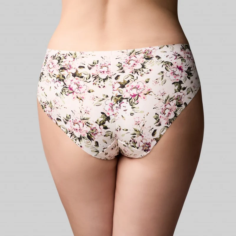 Precision Hi Cut Brief - Heirloom Rose