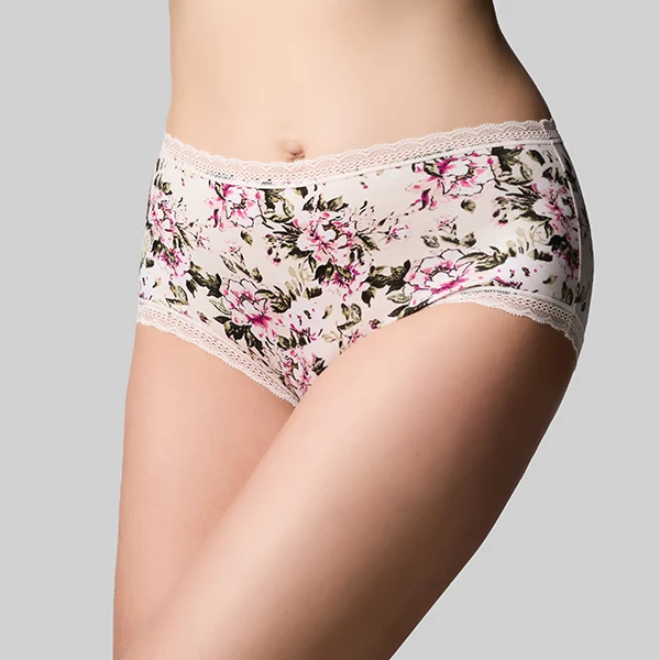 Classic Cotton Boyshort - Heirloom Rose