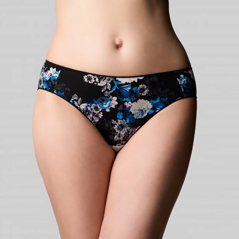 Classic Bikini - Midnight Blooms