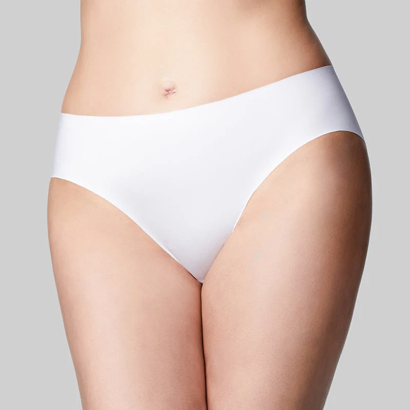 Precision Hi Cut Brief - White
