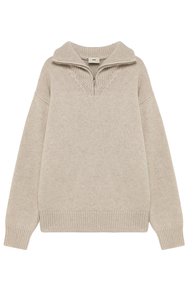 Autry Unisex Strickpullover Creme