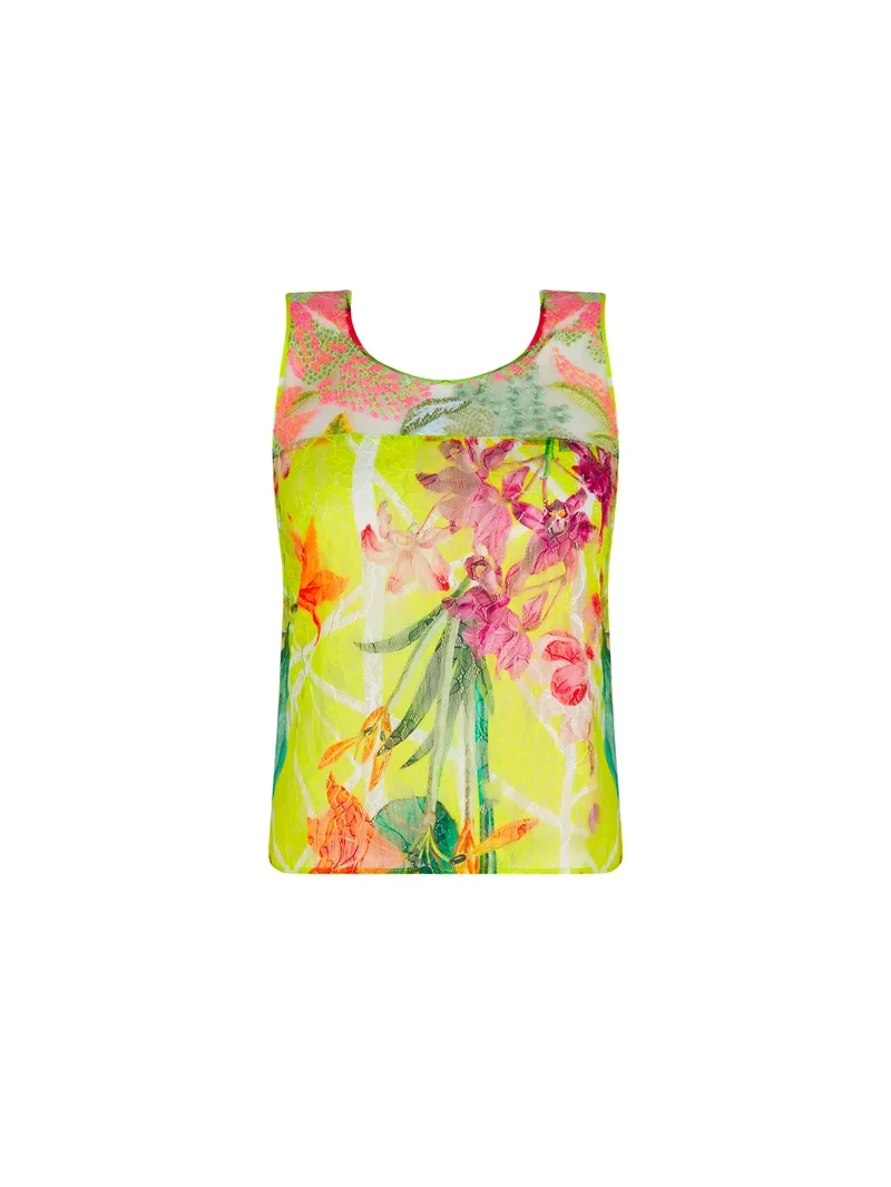 Lise Charmel Bademode - Fleurs Splendeur Tank Top Splendeur Lime