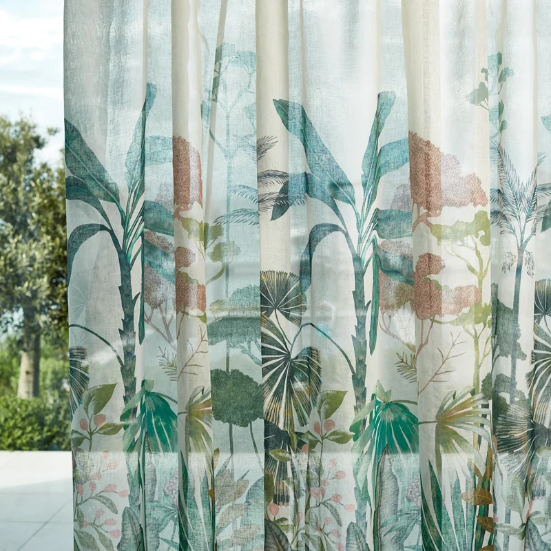 Gardinenstoff Tropical - colourful 300 cm