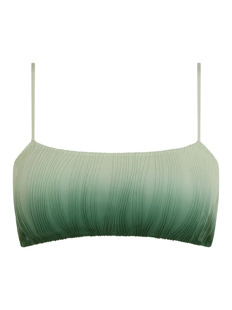 Chantelle Swimwear – Bügelloser T-Shirt-BH in Einheitsgröße, Grün, Batikmuster