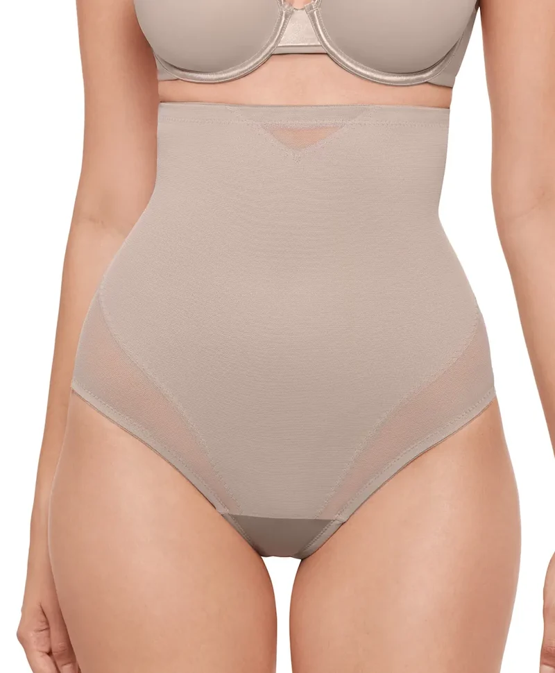 Miraclesuit Shapewear - Sexy, transparenter High-Waist-Tanga in Stuckoptik