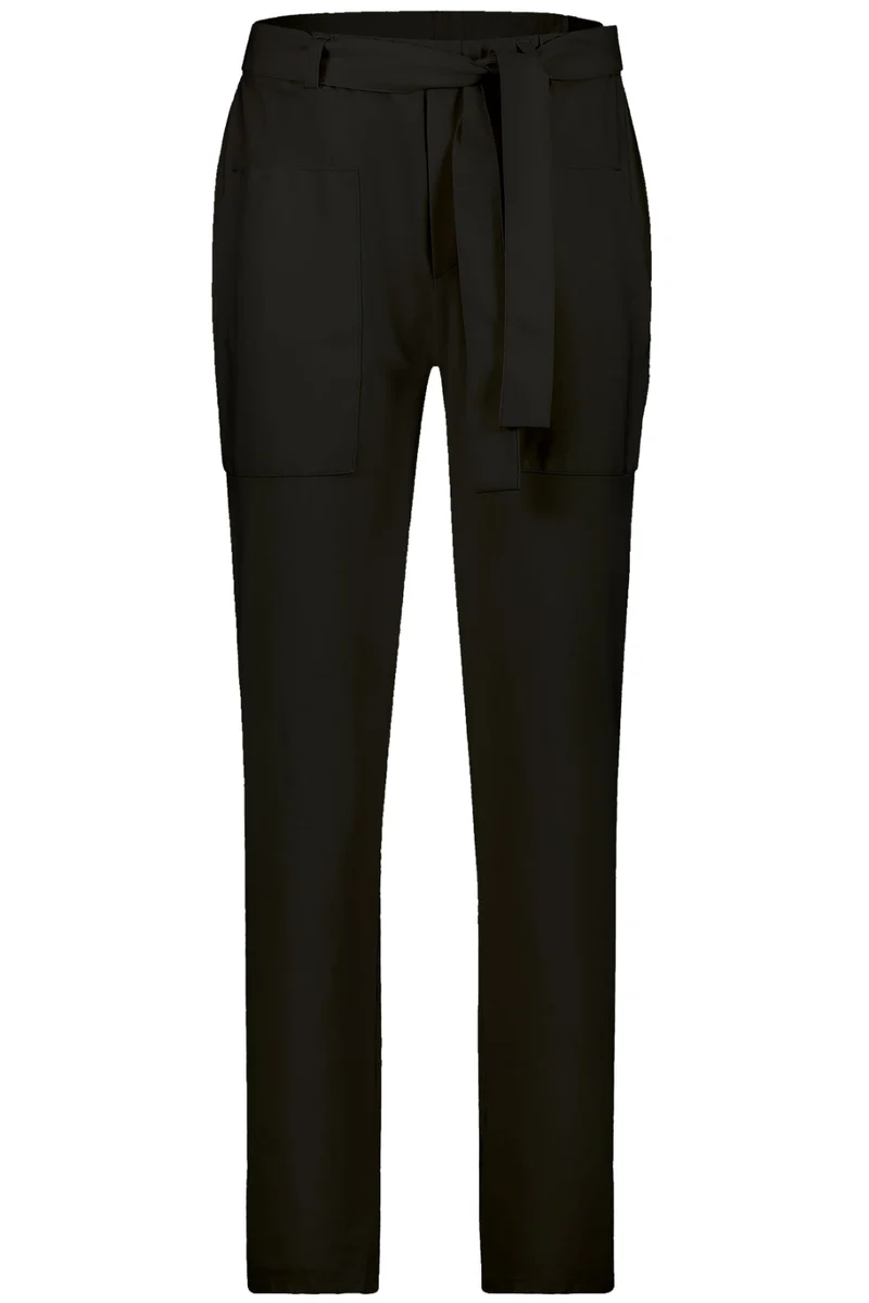 Penn & Ink N.Y Damen Stretchhose Raleigh Schwarz