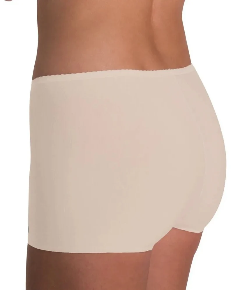 Naomi & Nicole Shapewear – Laser Cut Boyshort Warm Beige