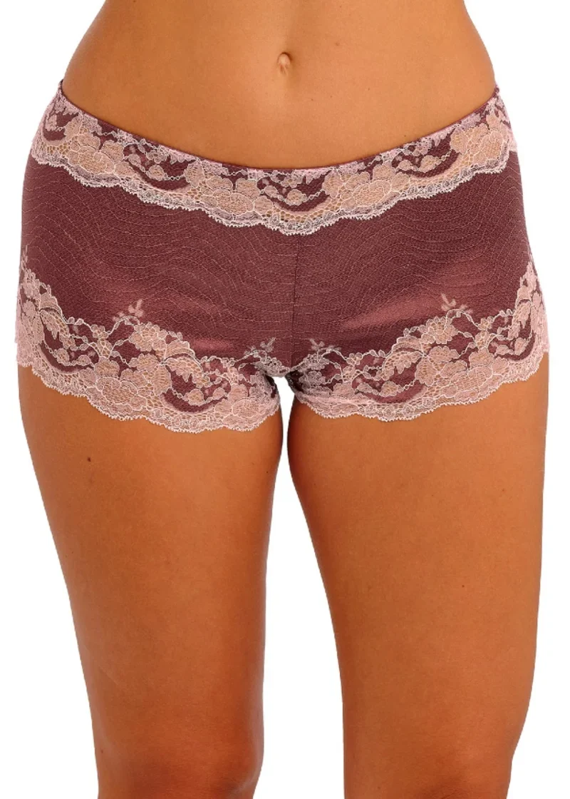 Wacoal – Modern Affair Boyshort Rose Brown/Cradle Pink