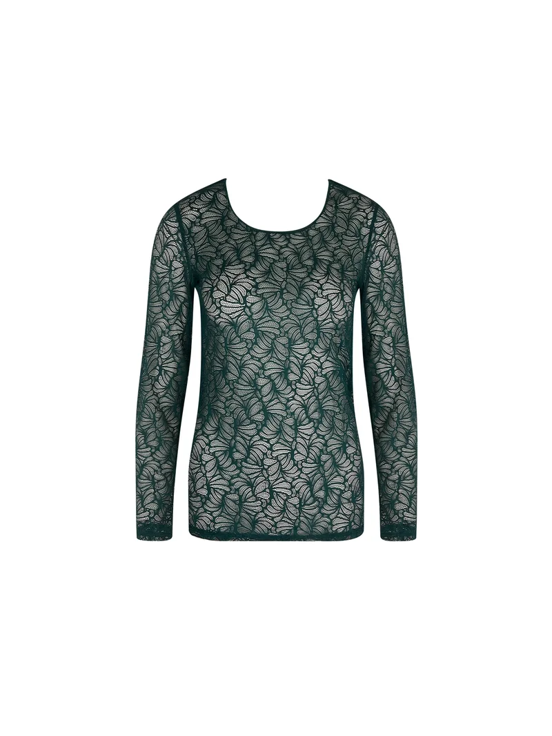 Antigel by Lise Charmel – Atelier Seduction Langarm-Top Vert Anglaise