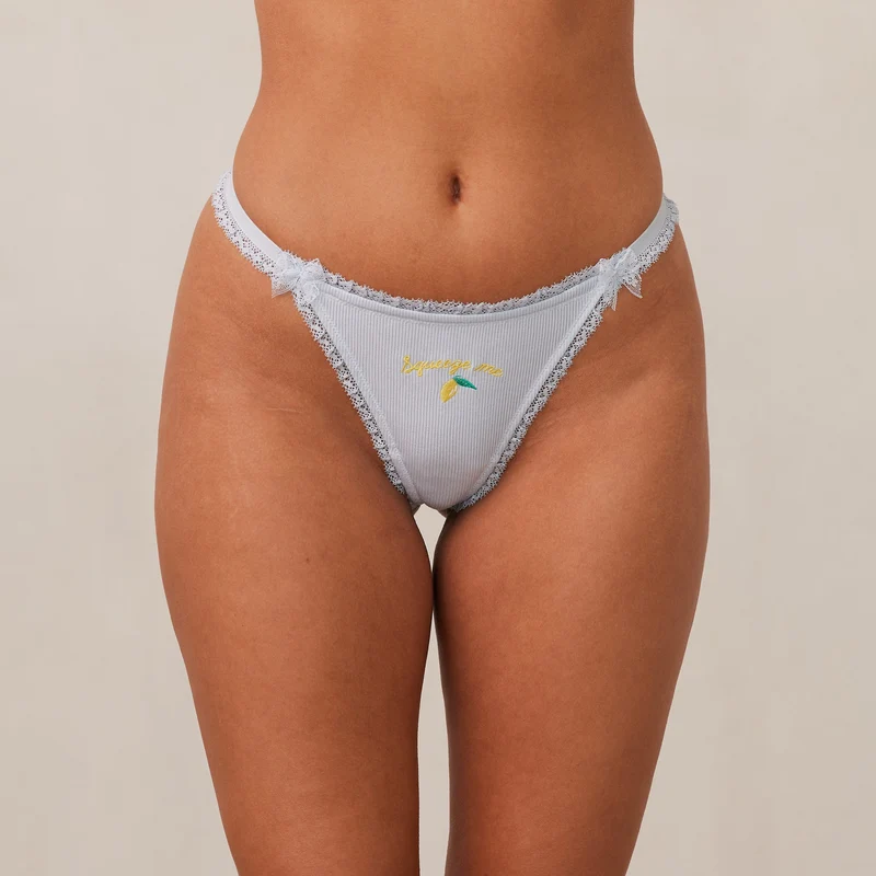 Fruity 'Squeeze Me' G-string - Blau