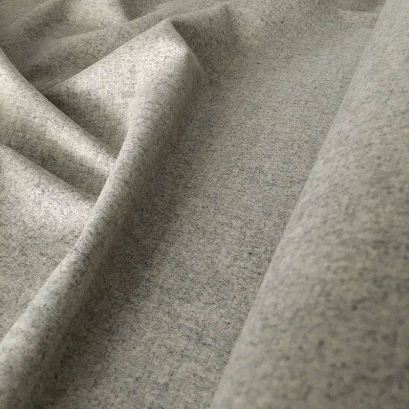 Wollstoff Merino - mausgrau