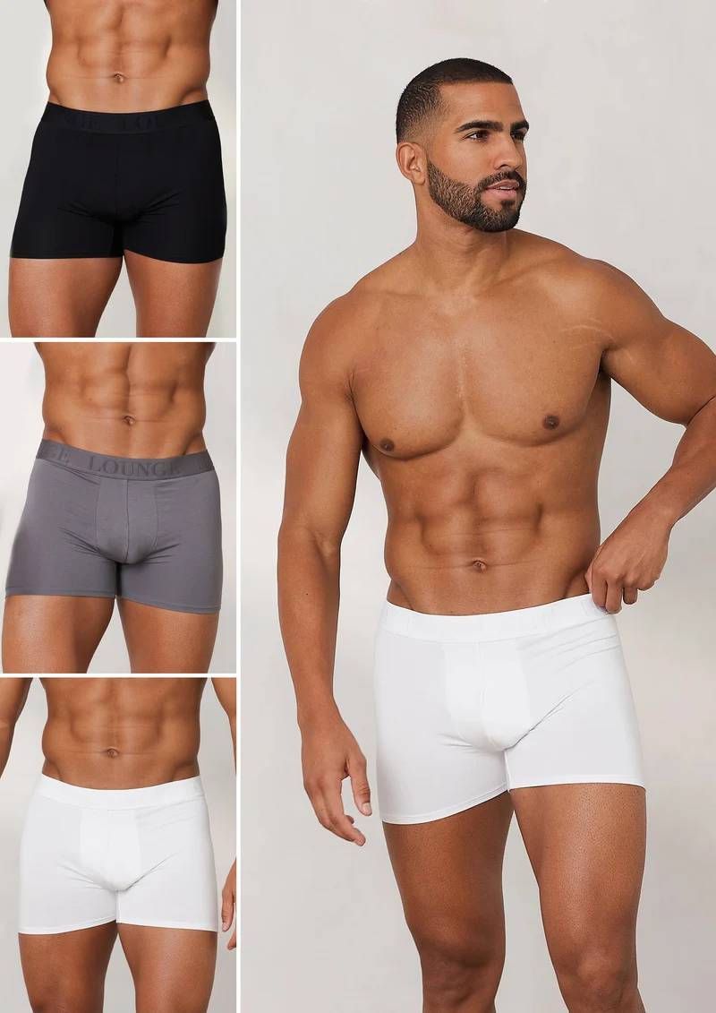 Men's Luxe Boxers (3-Pack) - Multipack