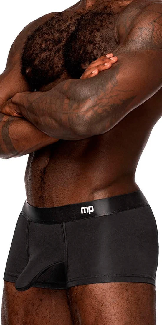 Male Power 129-281 Easy Breezy Mini Short With Sleeve Black