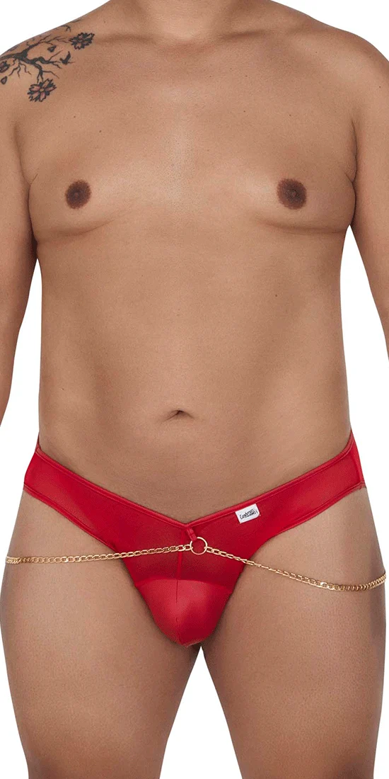 Candyman 99672x Chain Jock Briefs Red