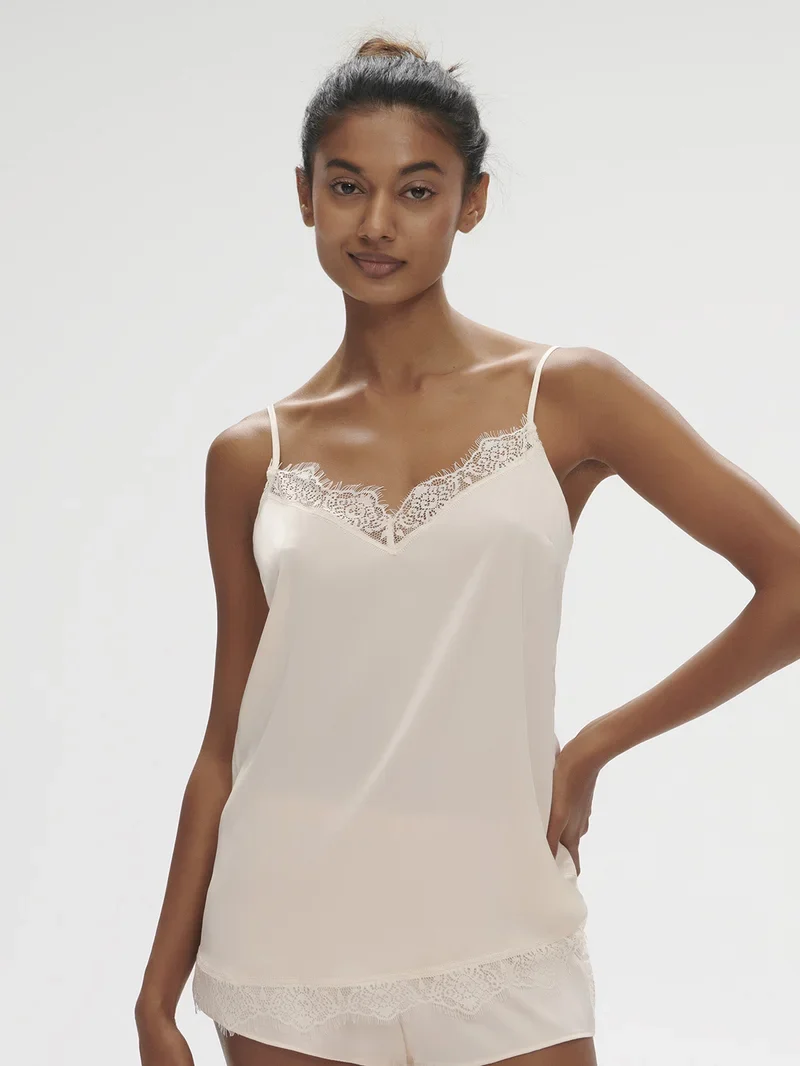 Simone Perele - Satin Secrets Top Sakura Pink