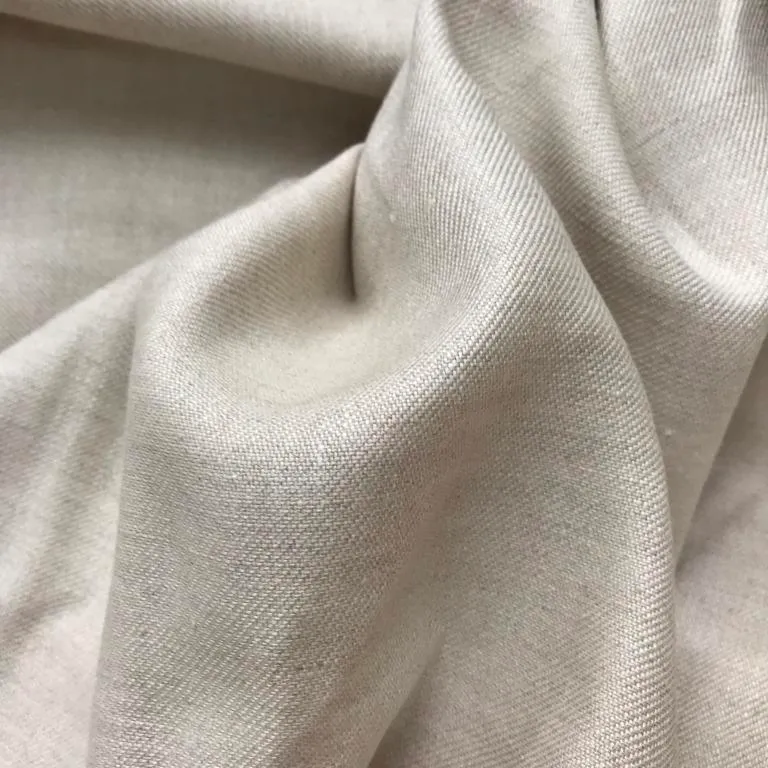 Leinenstoff Bio Denim - natur