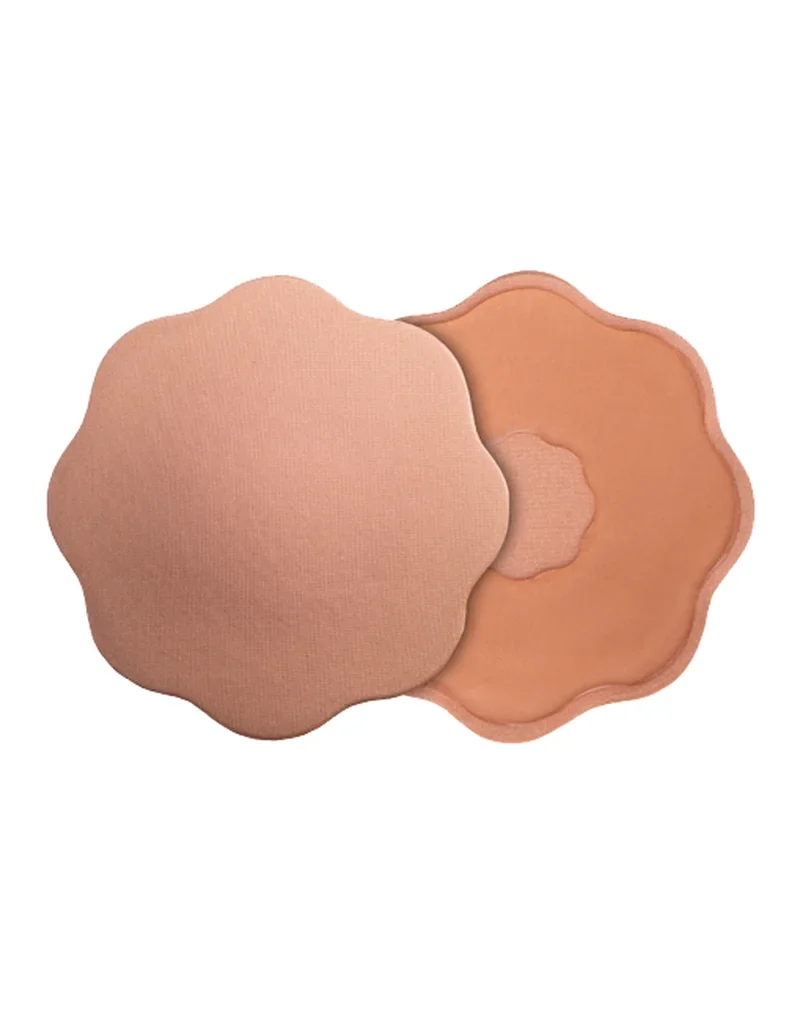 ByeBra – Spezielle Lösungen Stoff-Brustwarzenabdeckungen Beige