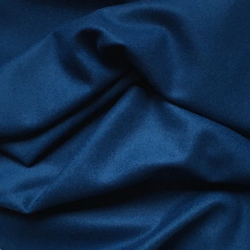 Wollstoff Merino - enzianblau