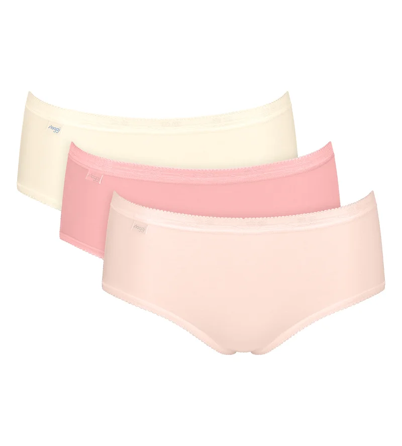 Sloggi - Basic+ Briefumschlag 3er-Pack Rot/Gelb
