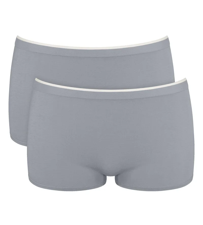Sloggi - Go Sense Short 2er-Pack Chrom