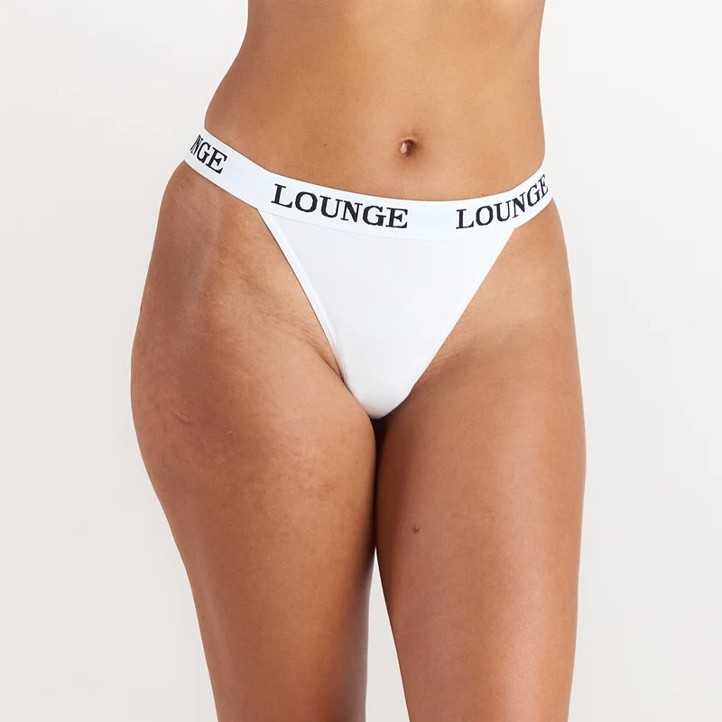 Bamboo Triangle String - Ganz Weiss