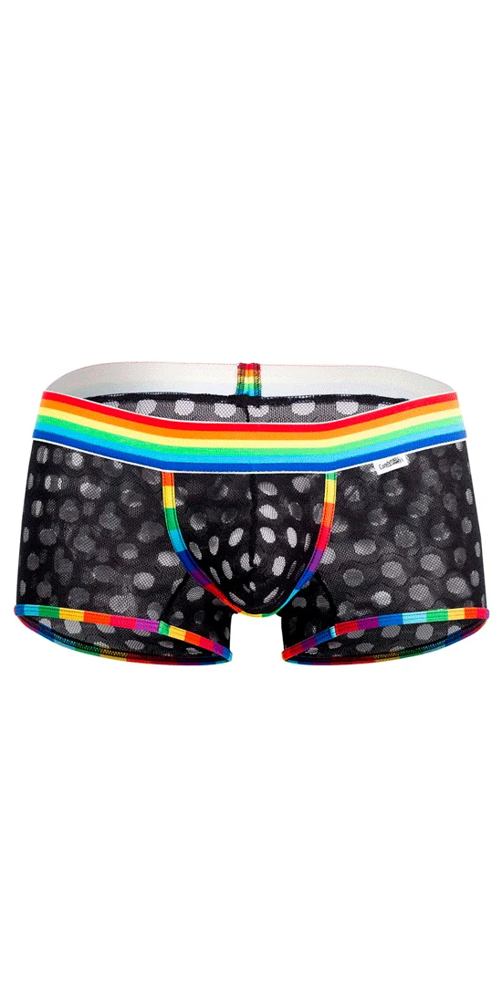 Candyman 99511x Polka Mesh Trunks Black-rainbow