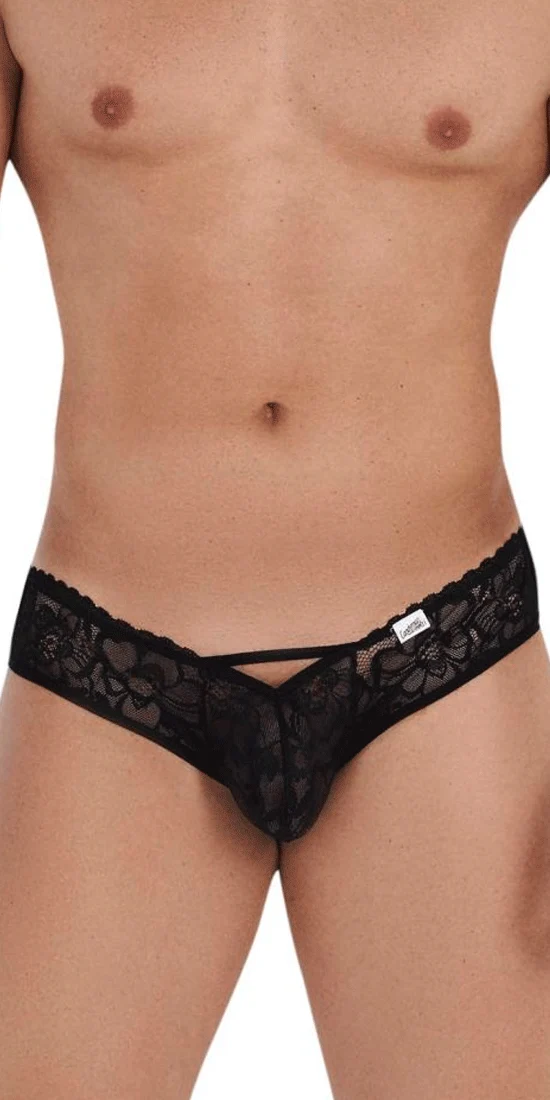 Candyman 99535 Bow Jockstrap Black