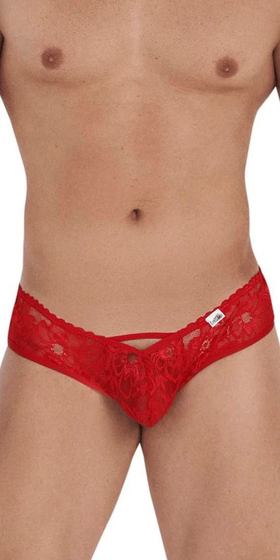 Candyman 99535 Bow Jockstrap Red